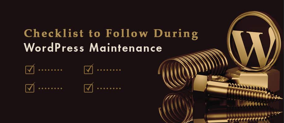 WordPress Maintenance