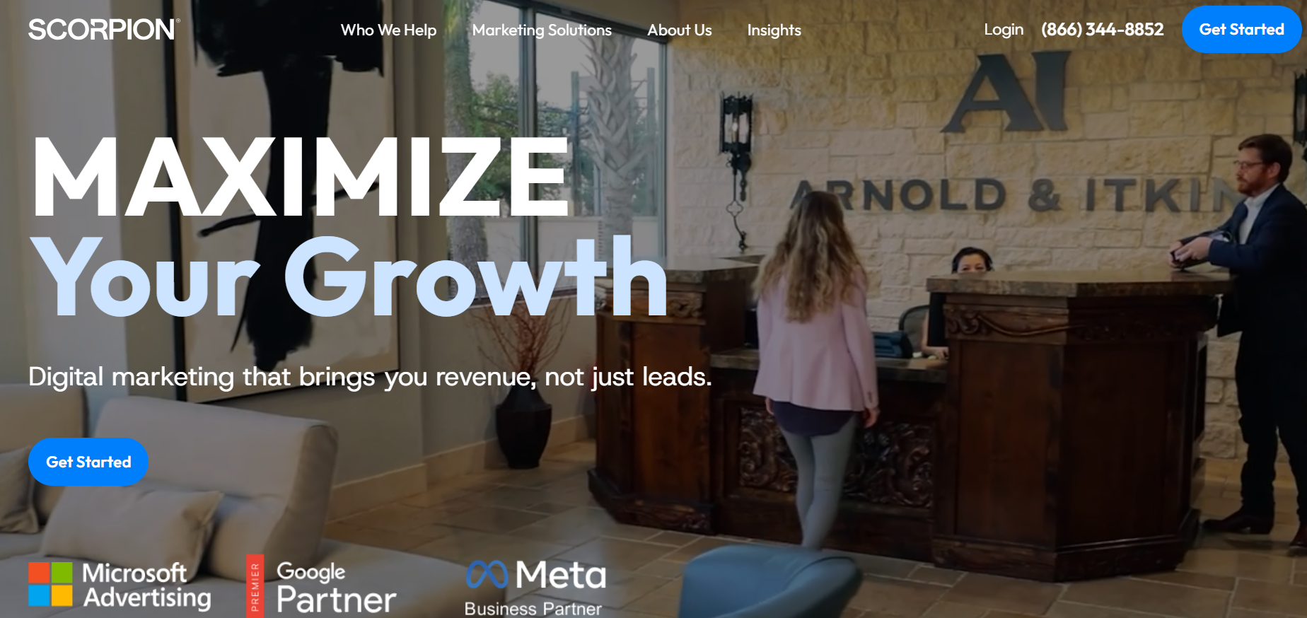 Scorpion.co website screenshot