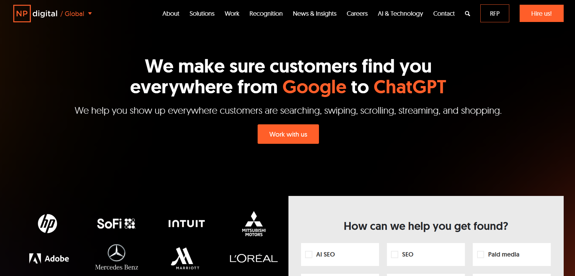 npdigital.com website screenshot