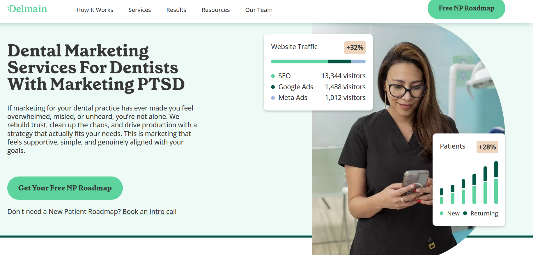 delmain.co website screenshot 
