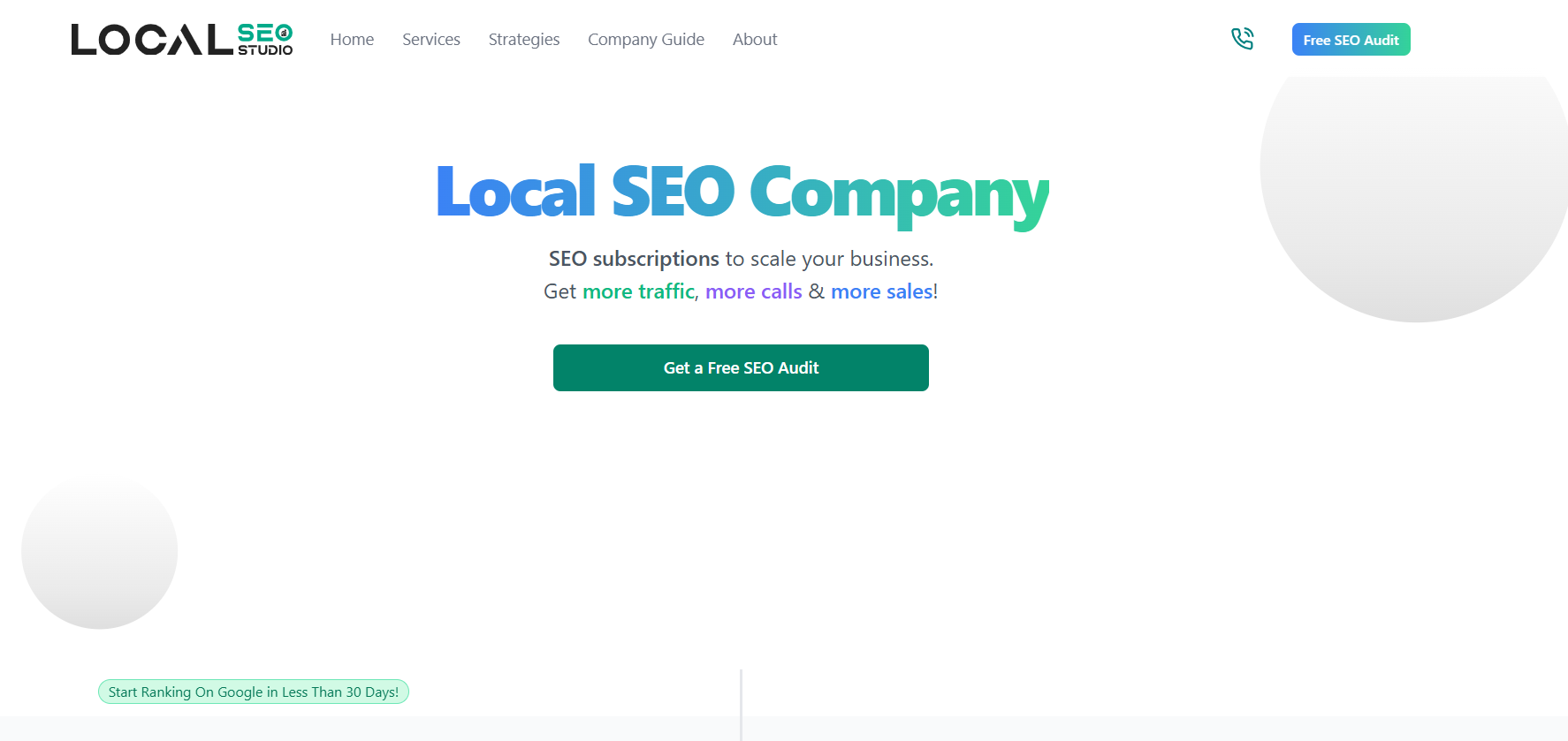 localseo.studio website screenshot