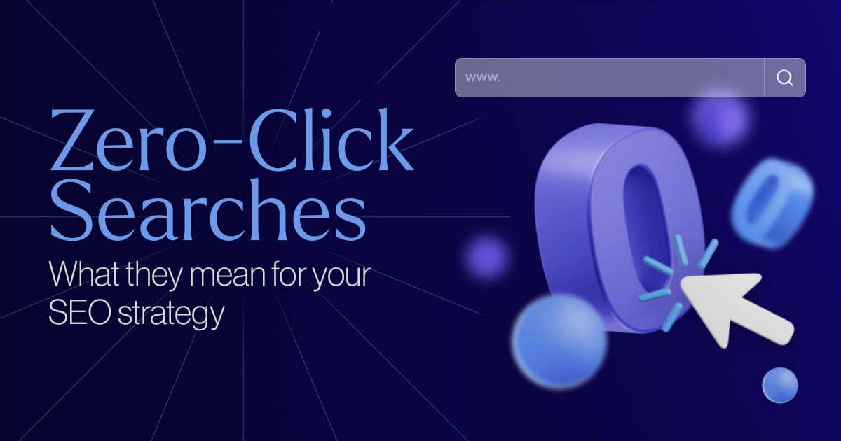 what is zero clicks , blog banner