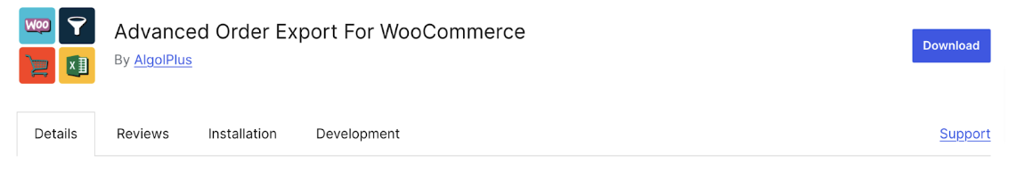 advanced order export for woo commerce