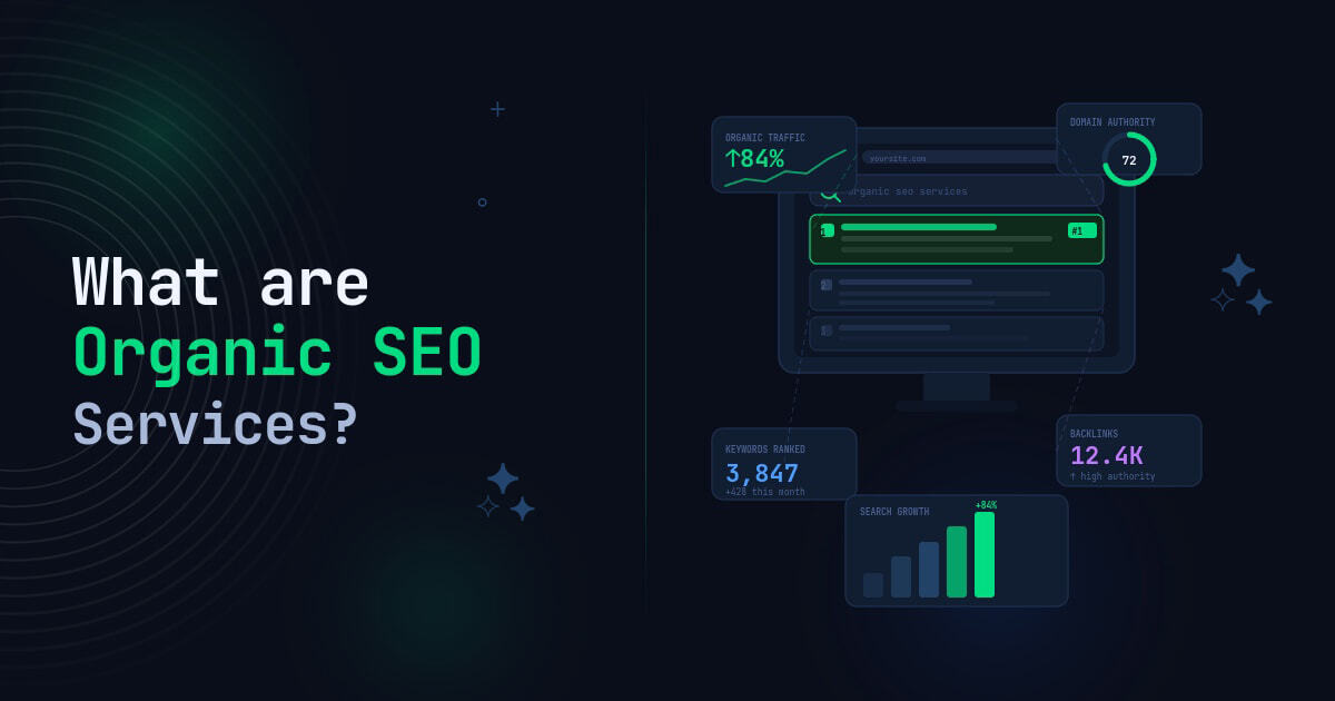 What Are Organic SEO Services? blog banner