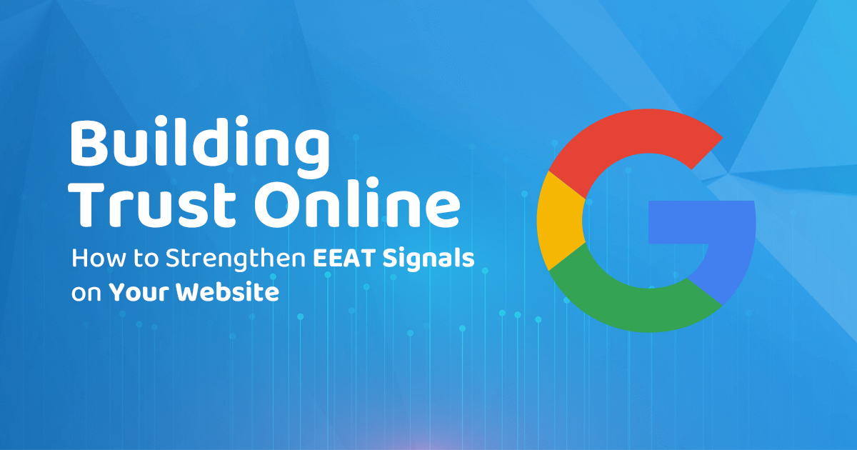 Building Trust Online , blog banner