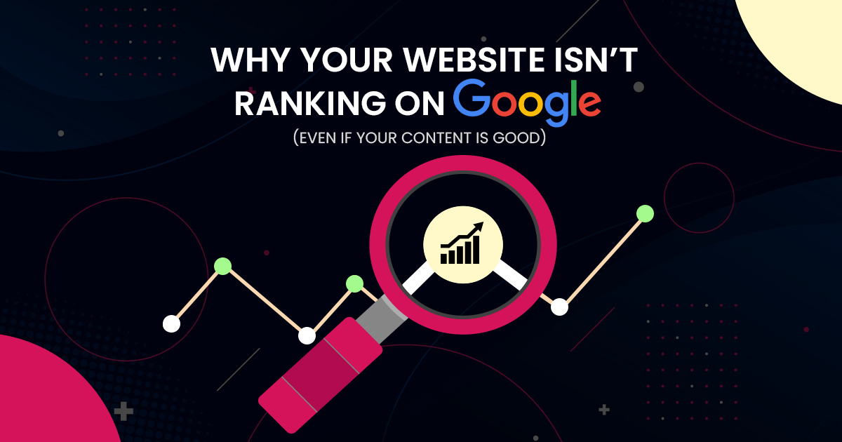 why is my seo not working blog banner