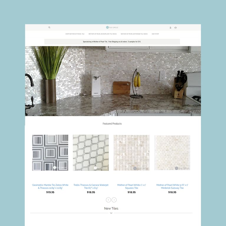 tile-circle :BigCommerce Web Development for Wholesale Distribution Company