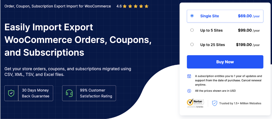 woocommerce order import export